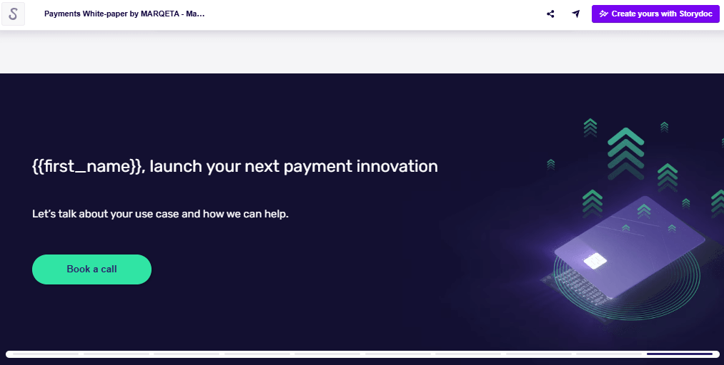 White paper personalization example