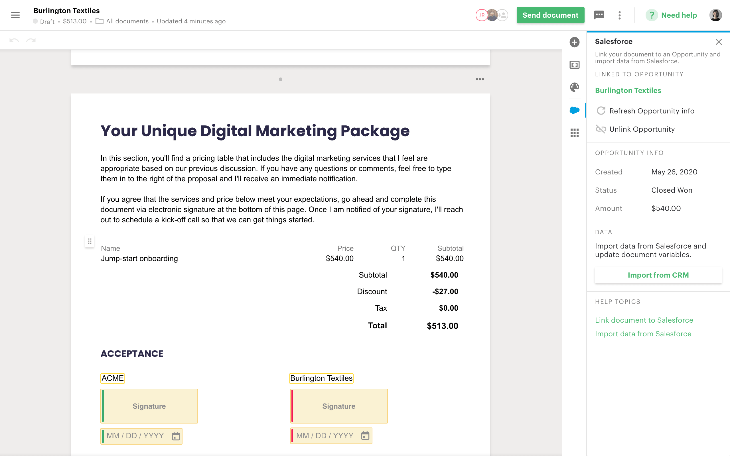 Best proposal automation tools - PandaDoc