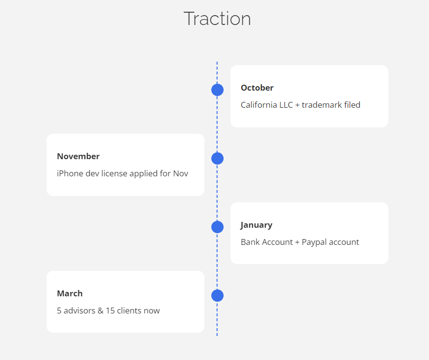 Improved Uber pitch deck traction slide