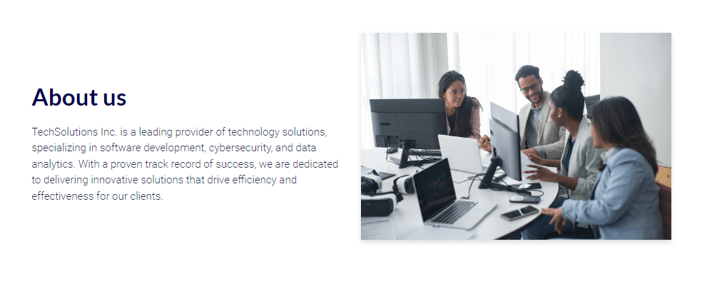 RFP response executive summary slide example