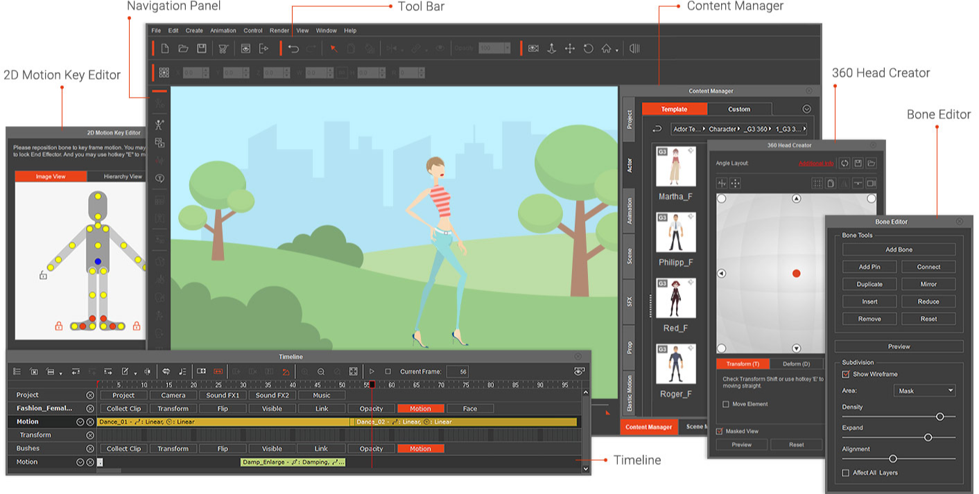 Best animation software: Cartoon Anima